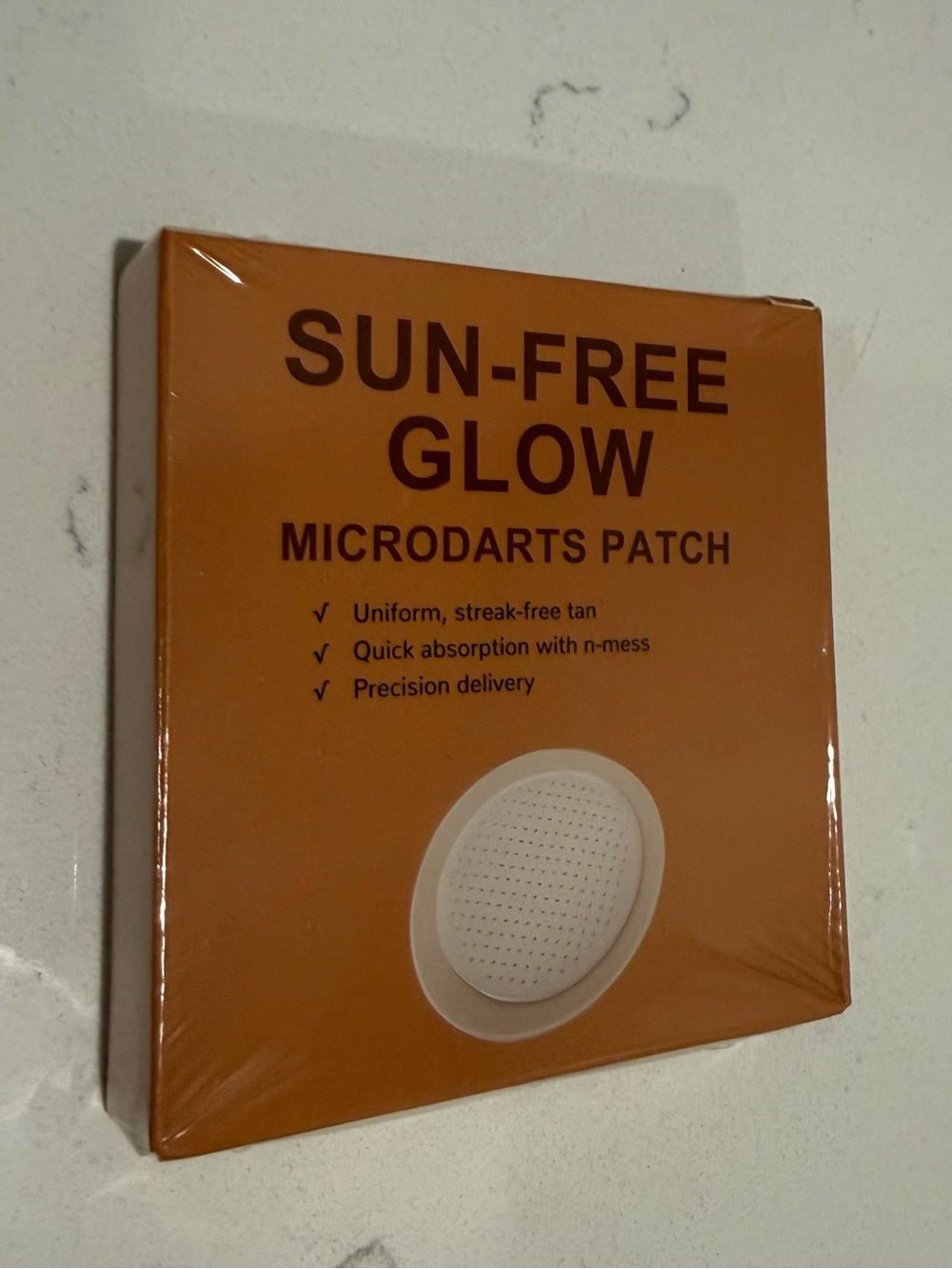 NIB Unisex Sun-Free Glow Microdart Patches Fast Absorbing and Natural, 7 Patches
